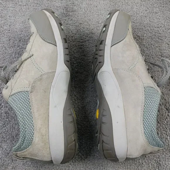 Dansko Paisley Womens 39 EU Hiking Shoes Suede Vibram Waterproof Tan Beige - Picture 9 of 12